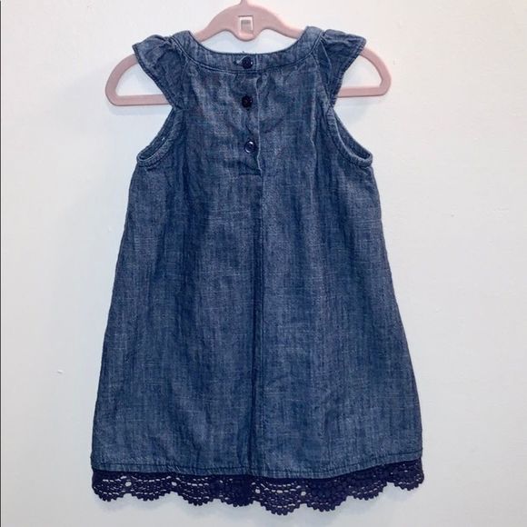 Toddler Denim Dress - Picture 2 of 8